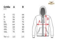 Trøjen - Premium "Gold" Zipper voll bestickt XX-Large
